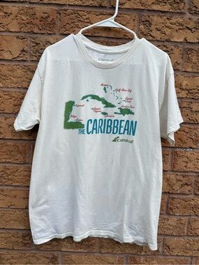 4/$25 • Carnival Cruise Line “The Caribbean” Graphic Cotton T-Shirt